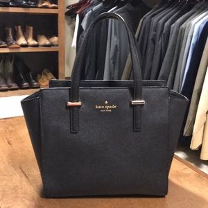 Kate Spade Black mini tote/crossbody